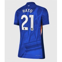 Stroje piłkarskie Chelsea Jorrel Hato #21 Koszulka Podstawowej dla damskie 2025-26 Krótki Rękaw